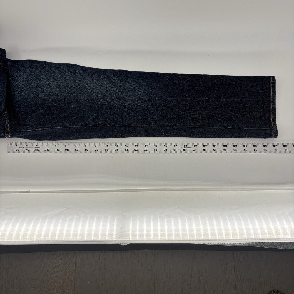 FRAME Le High Straight Jeans Women's 28X27 Woodson Dark Wash Stretch Denim USA - Picture 7 of 12